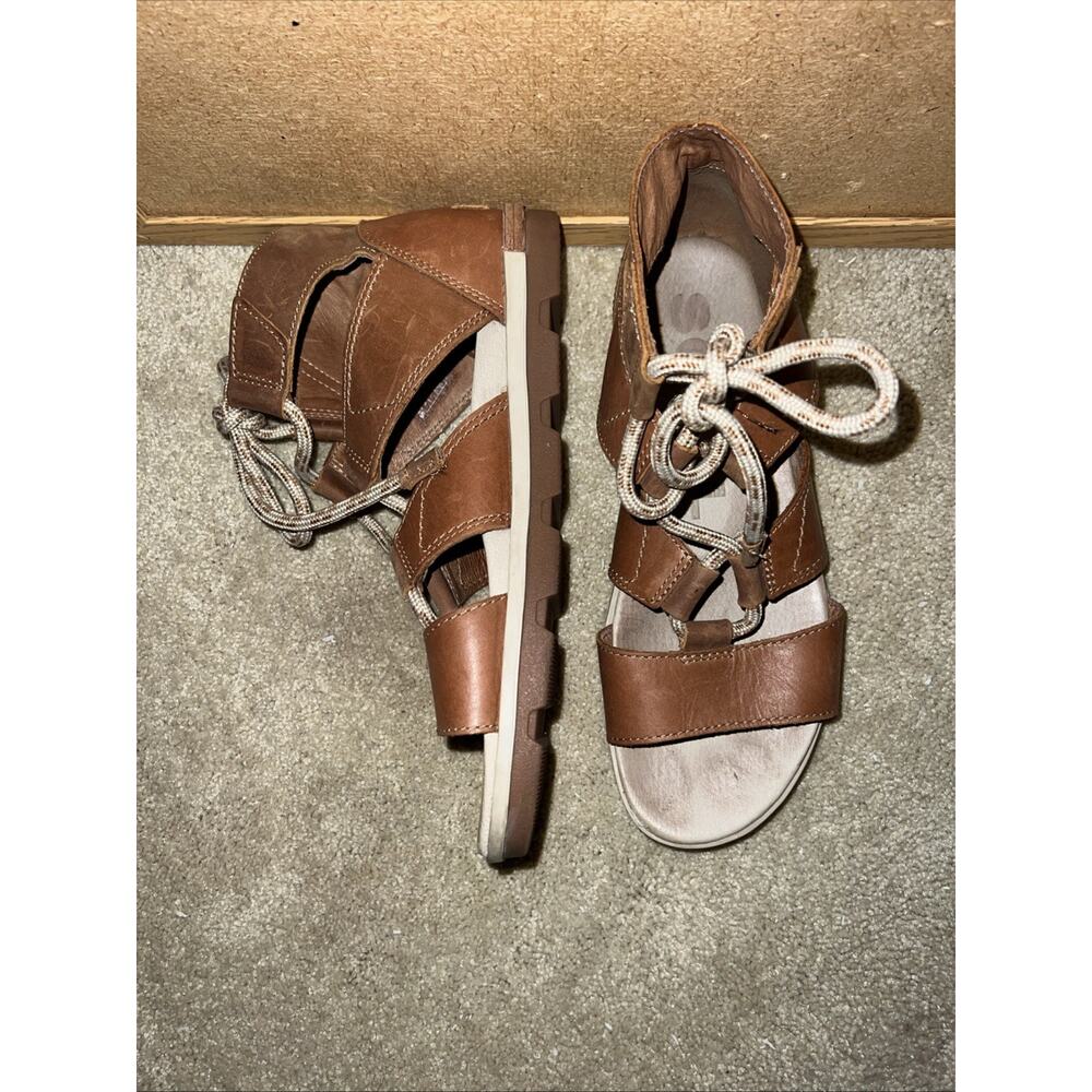 Sorel Torpeda Lace Up Sandals Size 10 - Picture 4 of 8